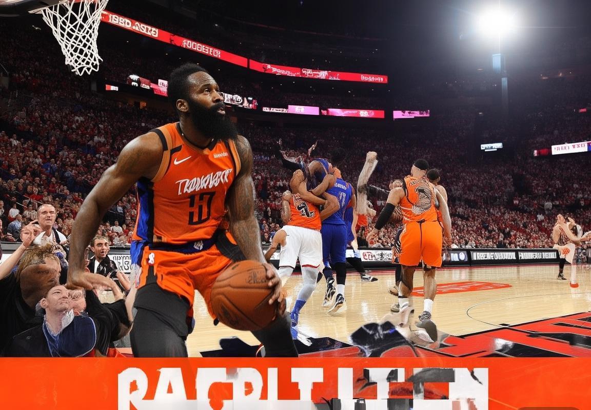 哈登率火箭逆转开拓者，连胜势头强劲